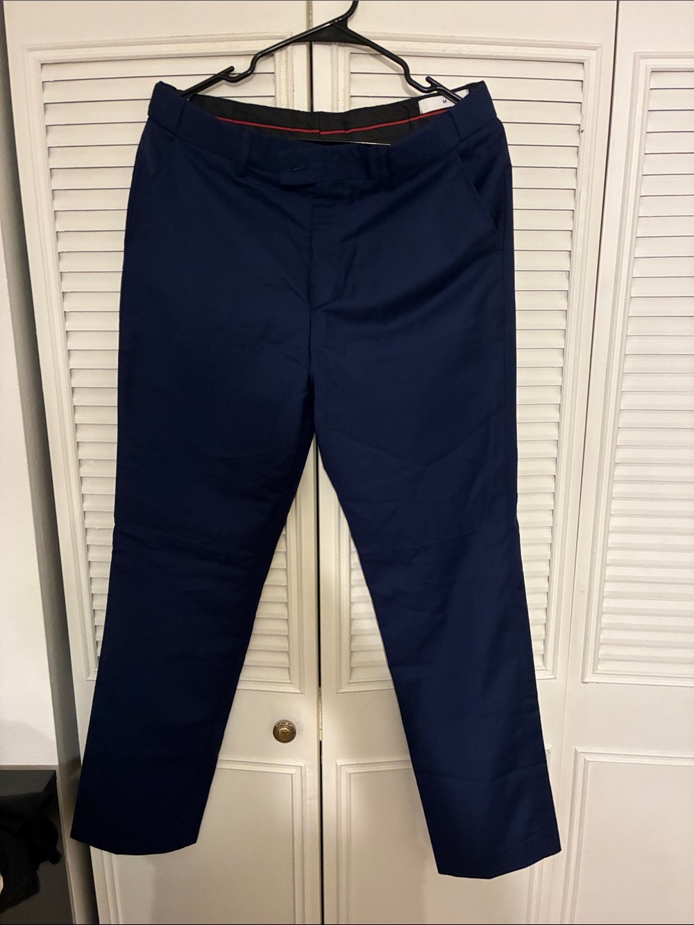 Men's Navy Chino Pants